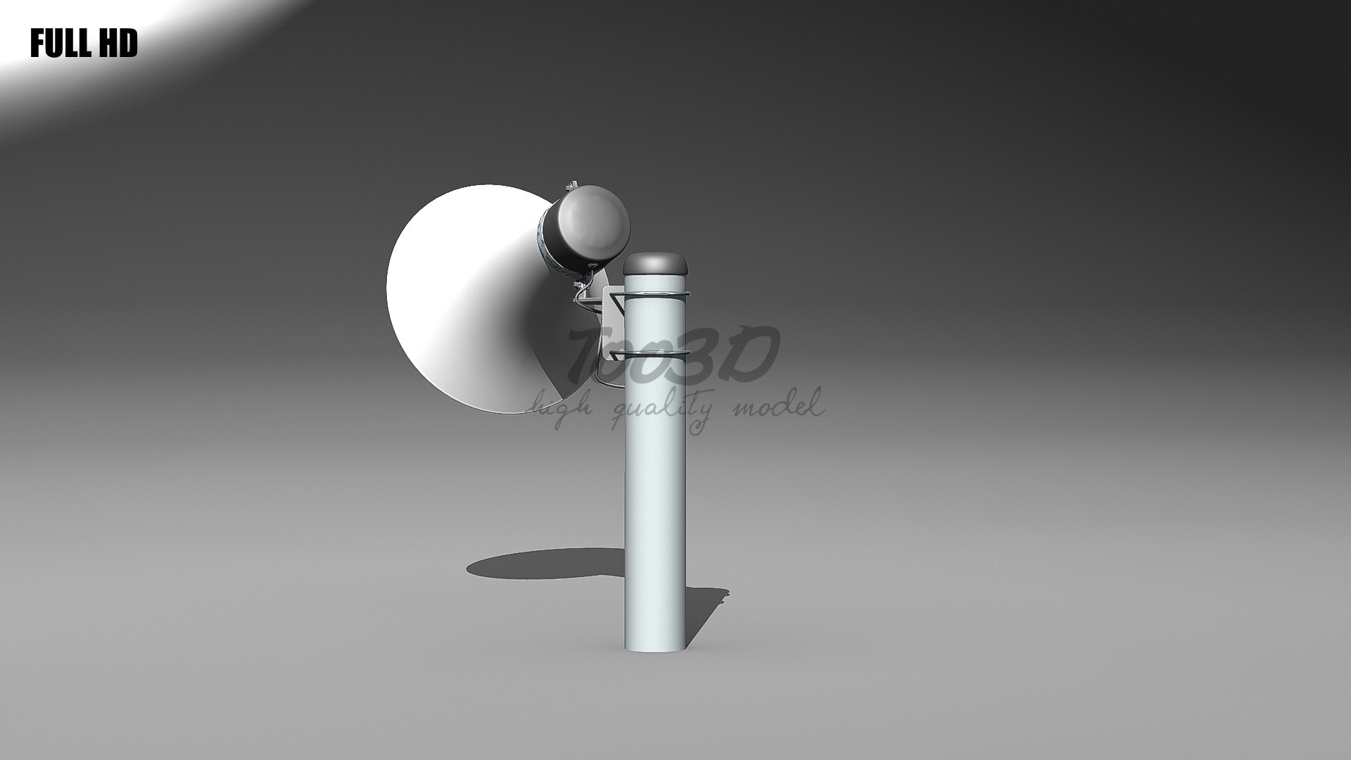 3d Model Single Megaphone
