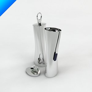 3d chiringuito cocktail shaker ron arad model