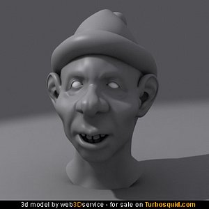 gnome head 3d model