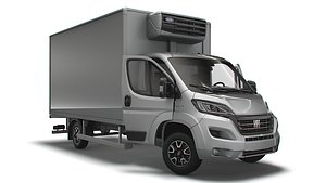 3D Fiat Ducato Refrigerator HQ Interior 4300 WB 2023