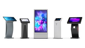 Electronic Kiosk Collection 3D model