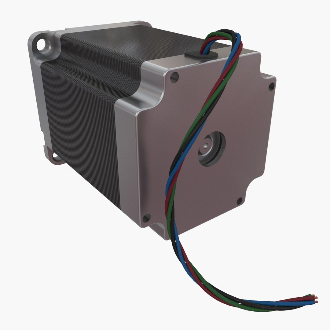 3d model stepper motor phb57s76