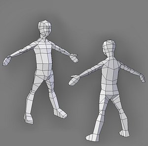 male child 3D model
