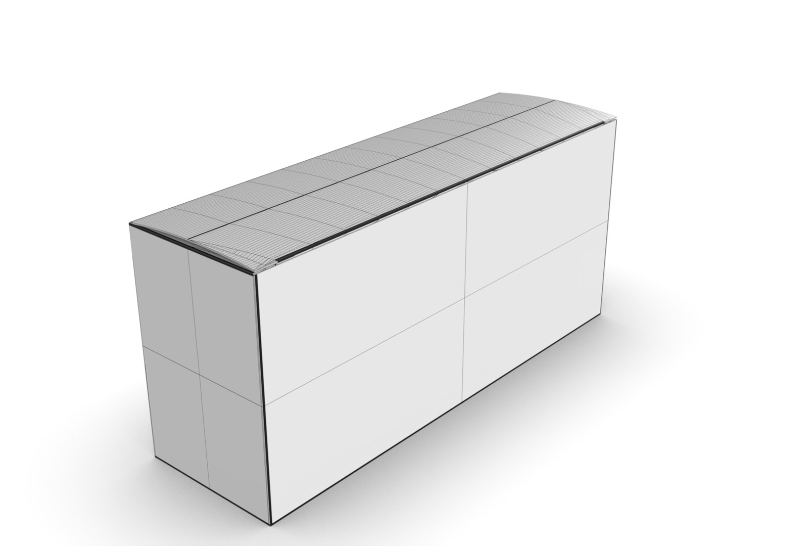 3D Model Packaging Box 200x60x90mm - TurboSquid 2227386