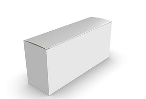 3D model Packaging box 200x60x90mm