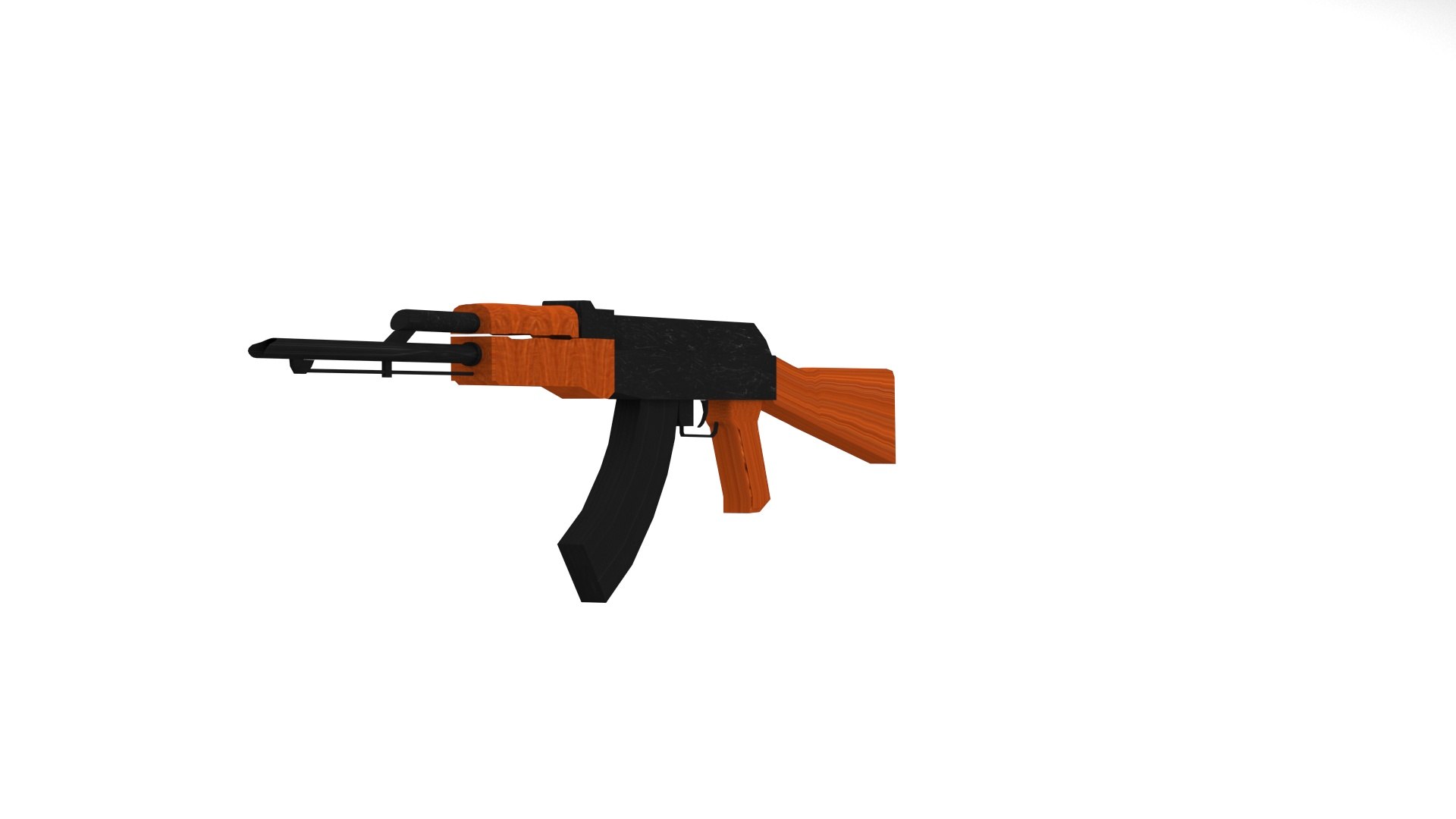 Assault Rifle AKM Model - TurboSquid 2046203