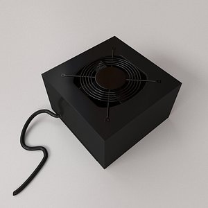 3D model power supply unit