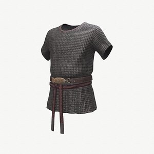 Ancient Armor ChainMail 3D Model Game Ready PBR Low Poly 3D model