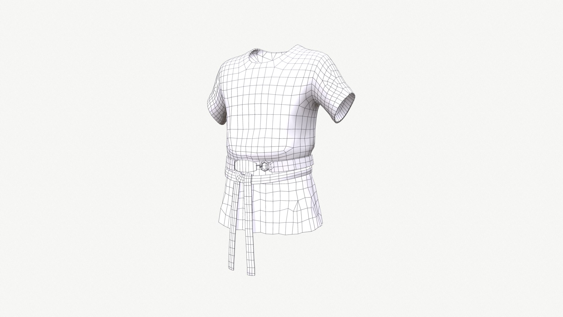 Ancient Armor ChainMail 3D Model Game Ready PBR Low Poly 3D Model ...