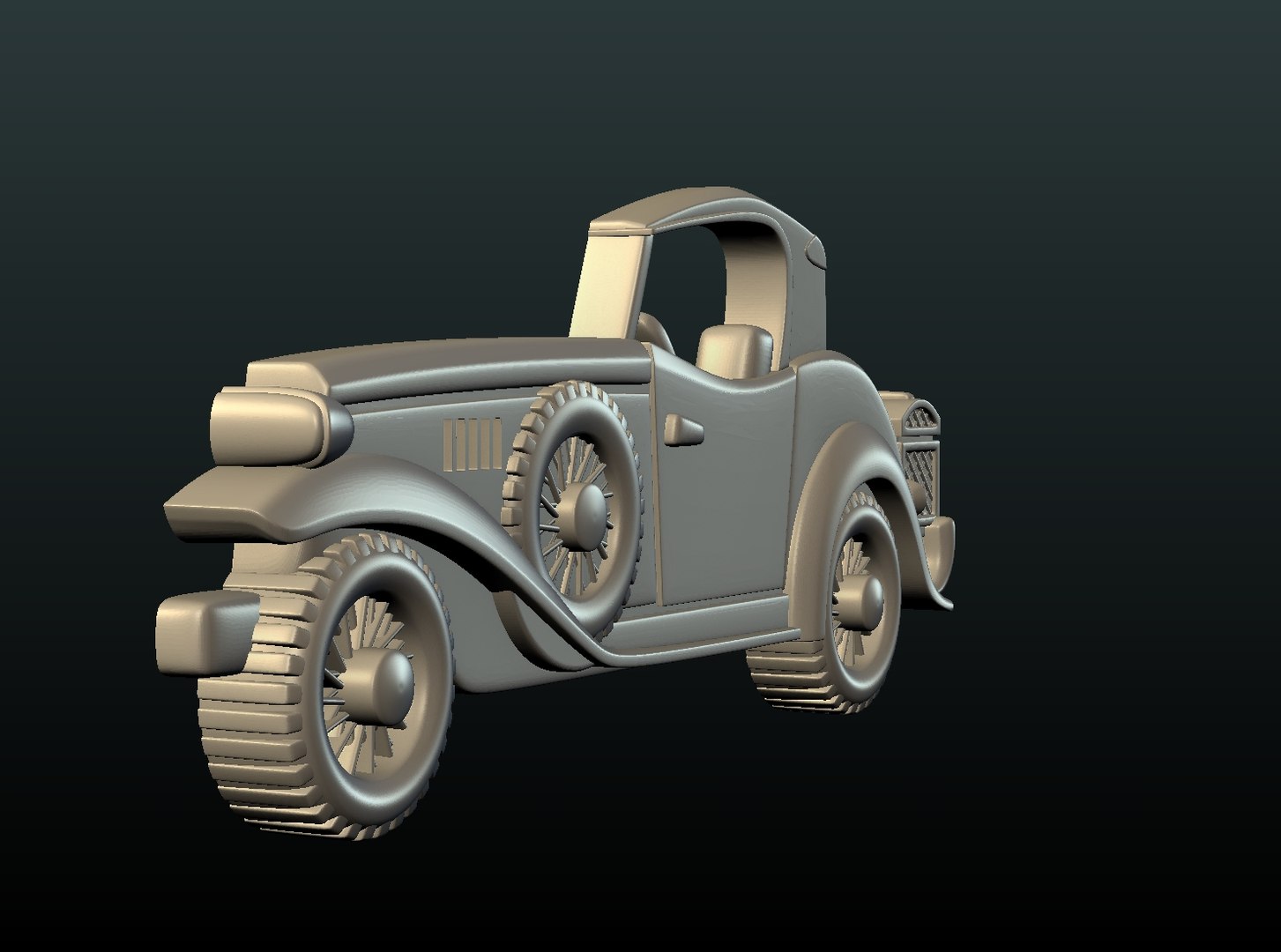 3D car relief model - TurboSquid 1332754