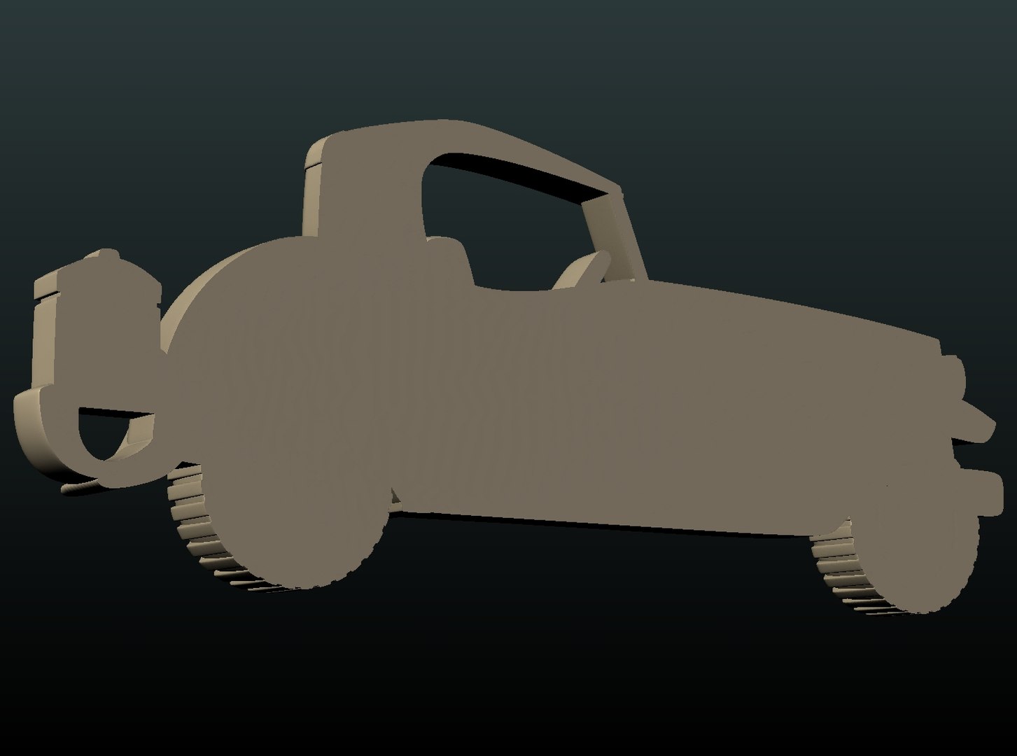 3D car relief model - TurboSquid 1332754