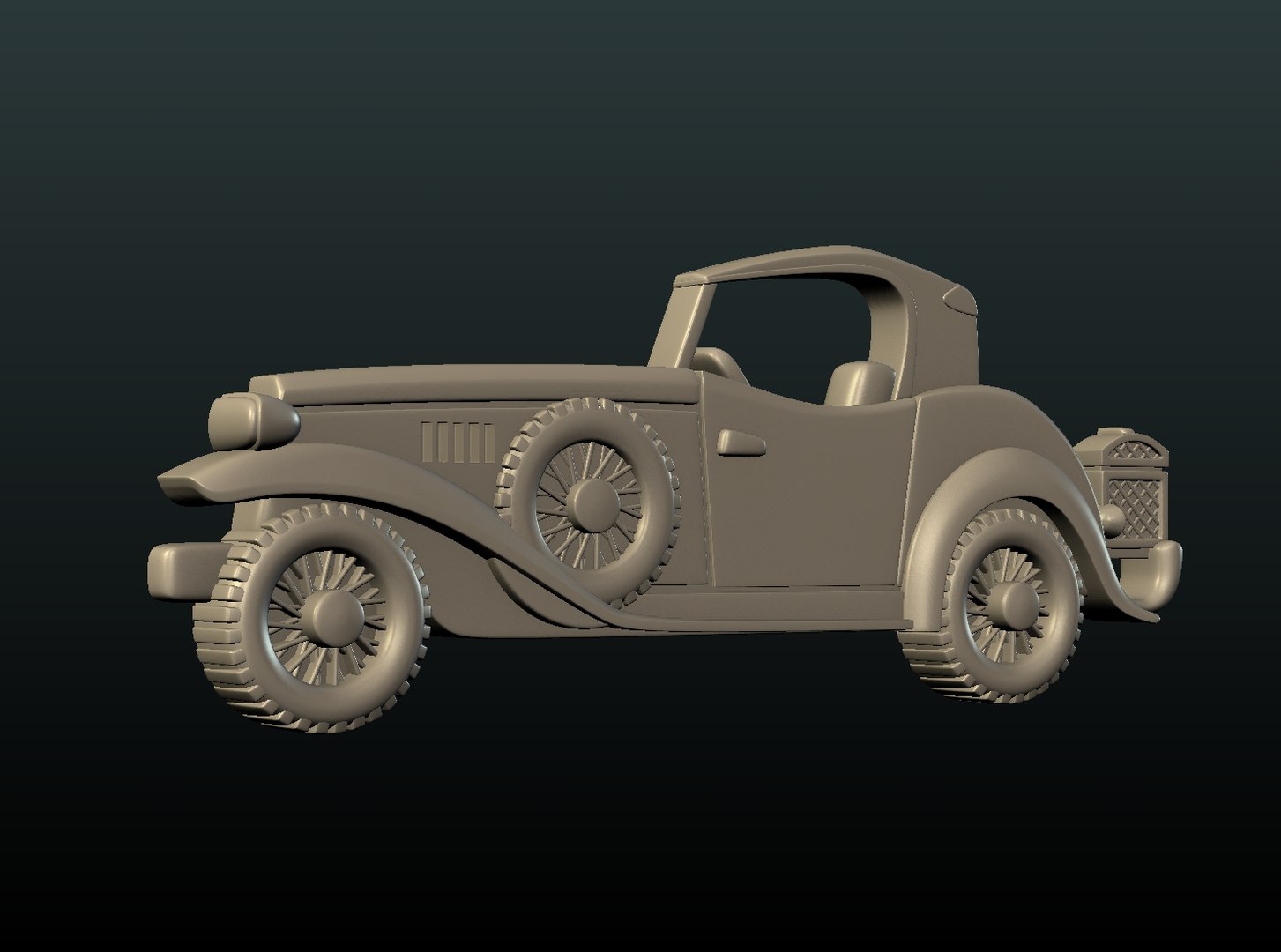 3D car relief model - TurboSquid 1332754
