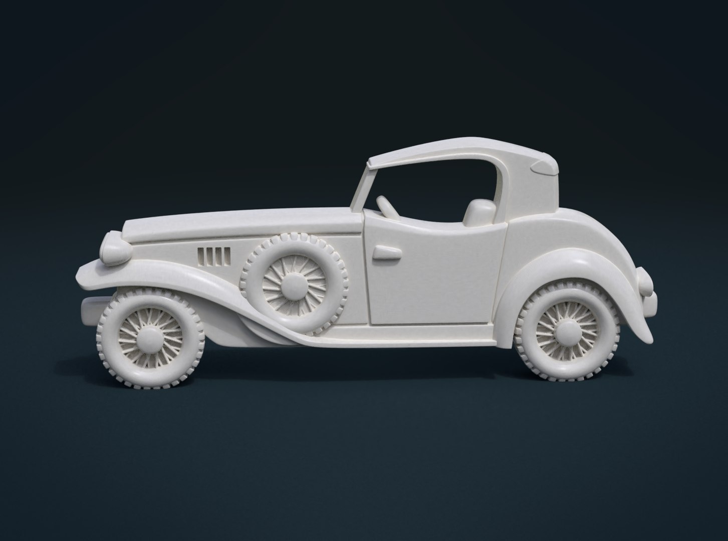 3D car relief model - TurboSquid 1332754