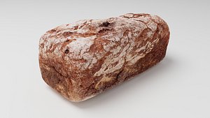 Dark Hungarian black bread baked goods