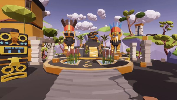 Low Poly Aztec Jungle Island Megapack RG3Dモデル - TurboSquid 1996642