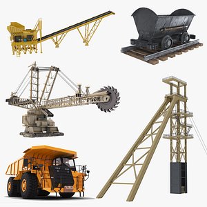 Mining Machinery Equipment 2 3D model
