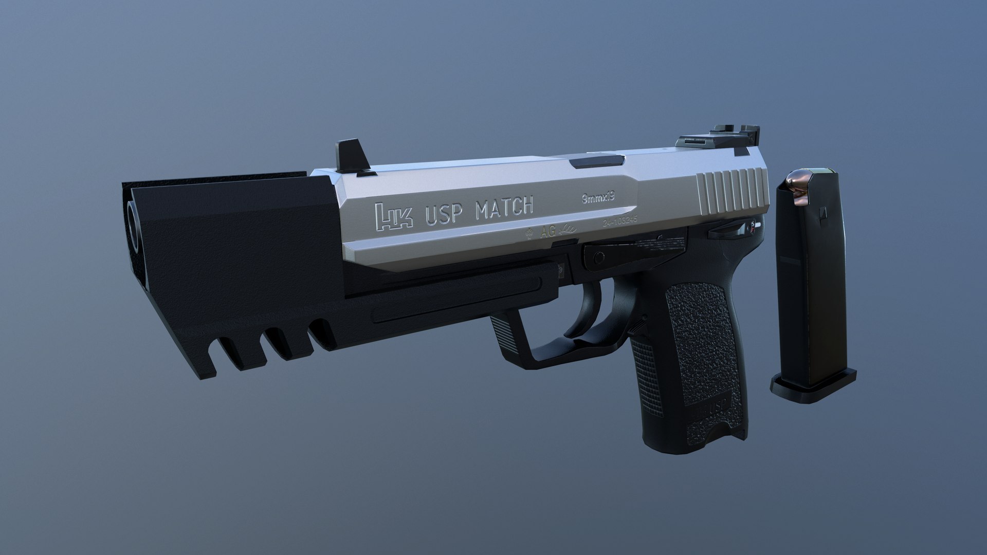 3D H K Usp Match - TurboSquid 1299342