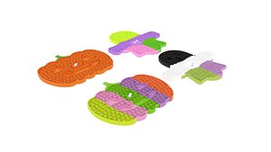 Halloween Board Game Pop It Fidget Toys Set
