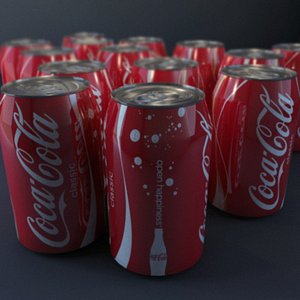 3d coca cola model