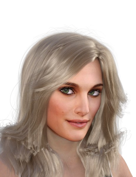 actress natalie portman 3D model