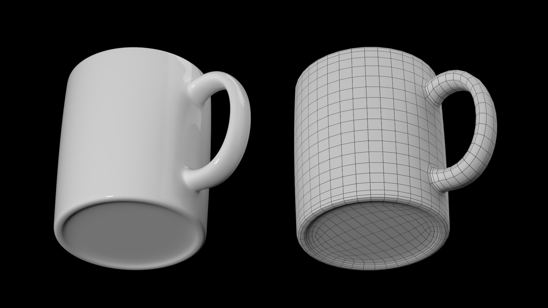 Coffee And Tea Ceramic Mug Model - TurboSquid 2168595