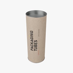 3D packaging tube 2 model