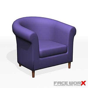 armchair furniture 3d max