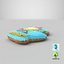 3D Christmas Cookie 03