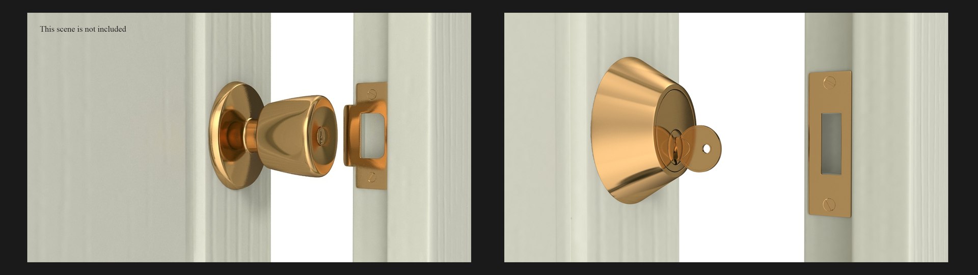 Golden DoorKnob Lock Key Latch Hinge Collection V01 3D model https://p.turbosquid.com/ts-thumb/1k/YMI9Pm/U4/doorstrikeplategolden_presentation/jpg/1624899316/1920x1080/fit_q87/871bee894e041d11ec058bce864b0f60f7b4765a/doorstrikeplategolden_presentation.jpg