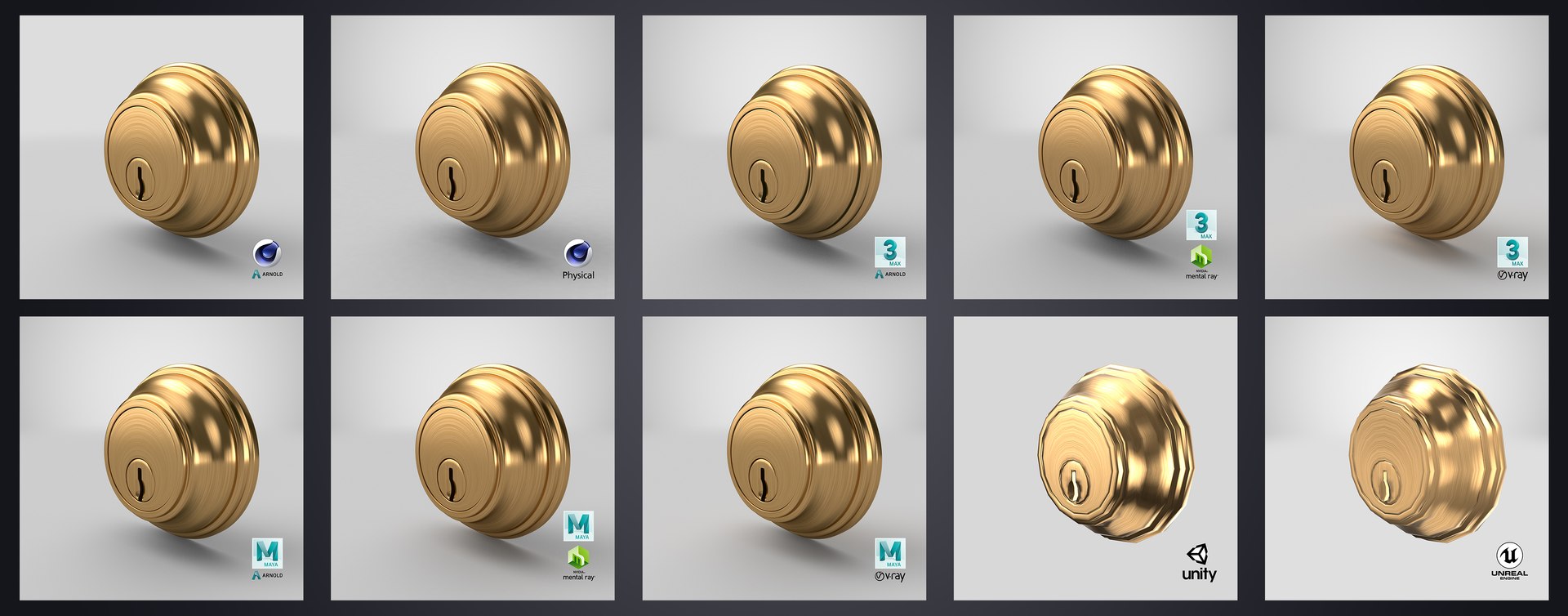 Golden DoorKnob Lock Key Latch Hinge Collection V01 3D model https://p.turbosquid.com/ts-thumb/1k/YMI9Pm/Z3/lockgoldenv02_stem_renders/jpg/1624897756/1920x1080/fit_q87/9531c1fe420154ee8e10e788153fec7f6667274f/lockgoldenv02_stem_renders.jpg