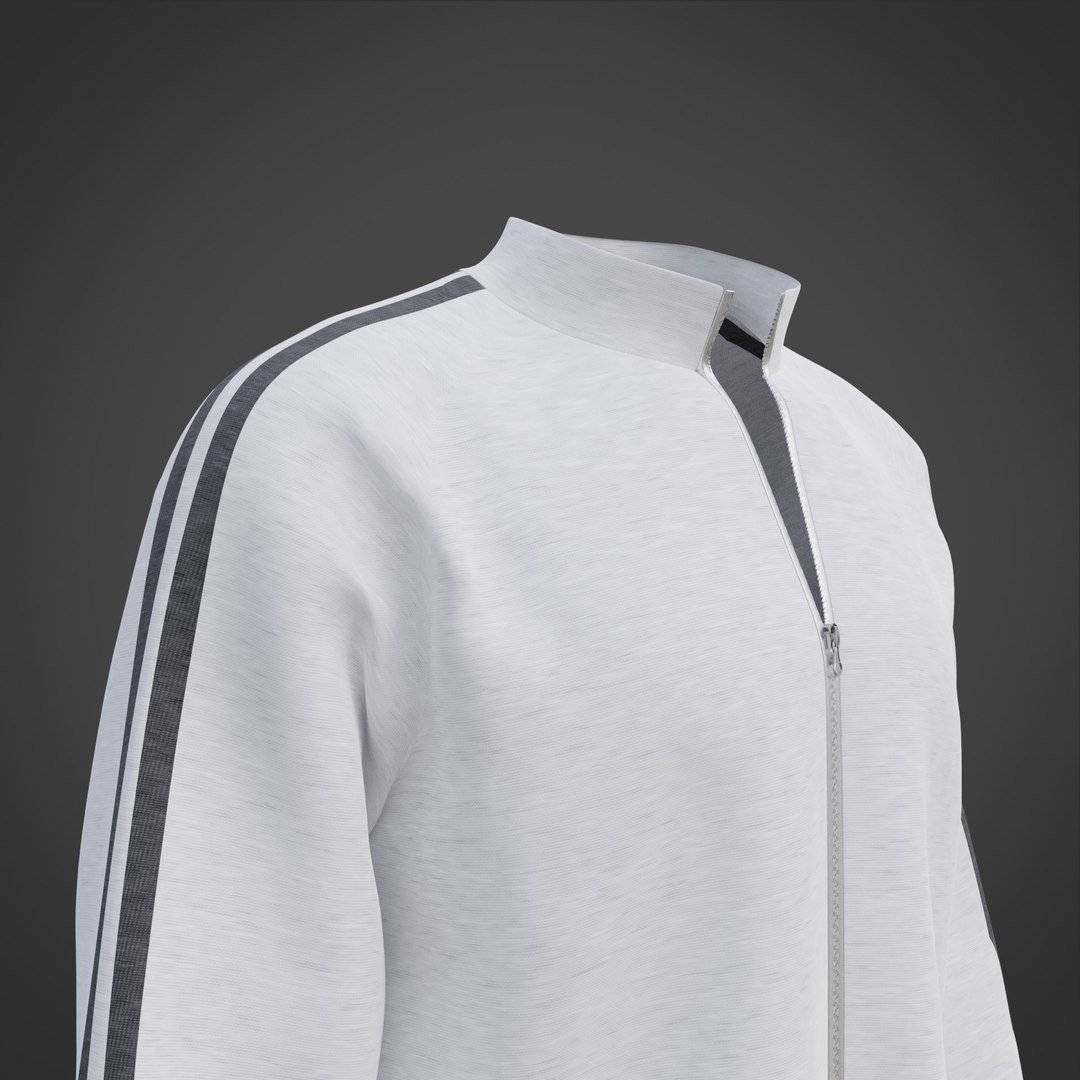 white trackshirt - male sweatshirt jacket 3D model https://p.turbosquid.com/ts-thumb/1k/c6jYgx/TQ/2/jpg/1667290622/1920x1080/fit_q87/b20d7b2a3cef695e1ec63a9a61455d0502de1265/2.jpg
