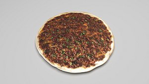 Turkish Lahmacun 3D