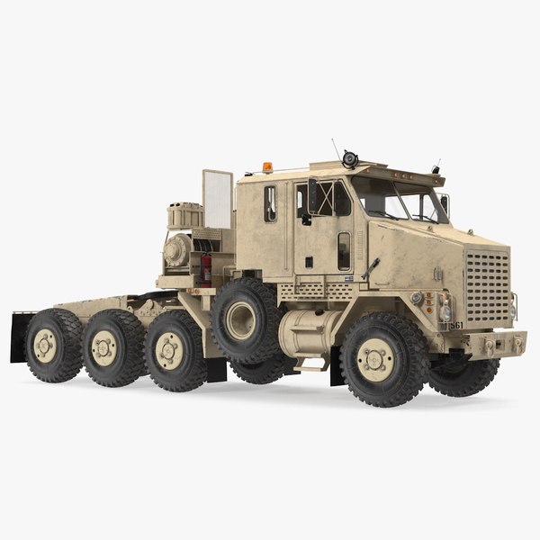 oshkosh m1070 truck tractor 3D model