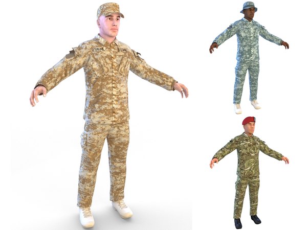 soldier 4k 3D model