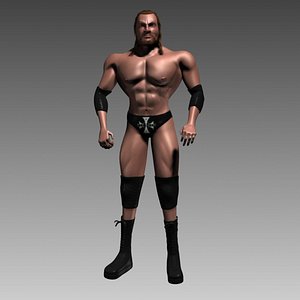 Wrestler HHH 3D model