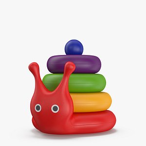 toy pyramid snail 3D model