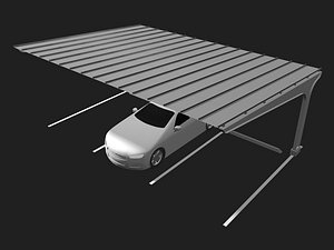 3D Carport 25U07 model