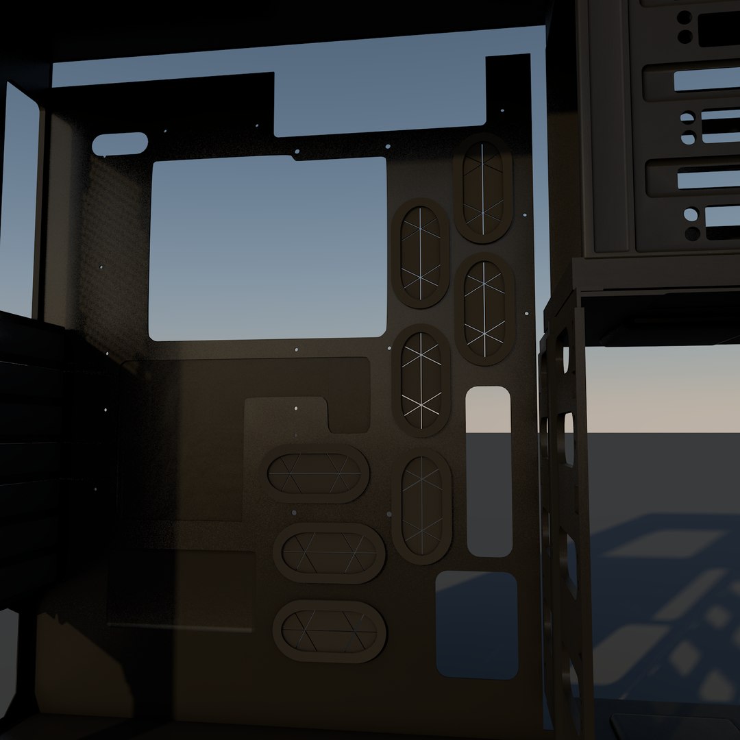 Computer Case 3d C4d