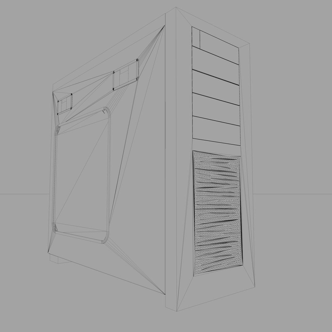 Computer Case 3d C4d