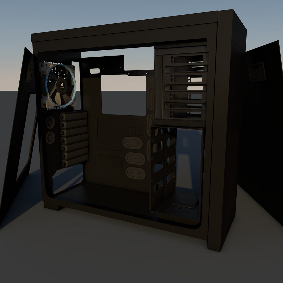 Computer Case 3d C4d