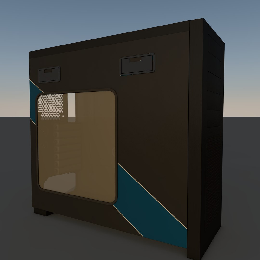 Computer Case 3d C4d