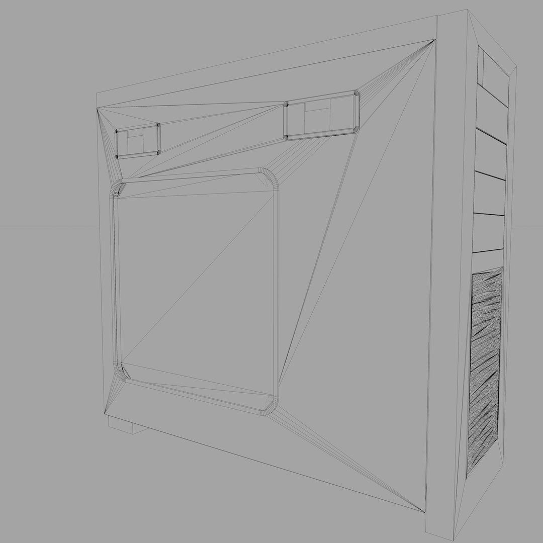 Computer Case 3d C4d