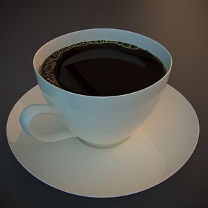 coffee cup 3d max