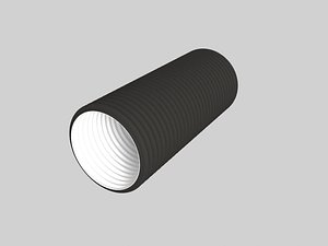 Corrugated pipes PLAST R-PE