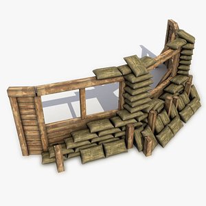 3ds max fortification sandbags