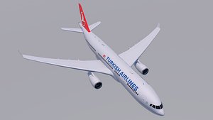 Airbus A330-200 3D Model