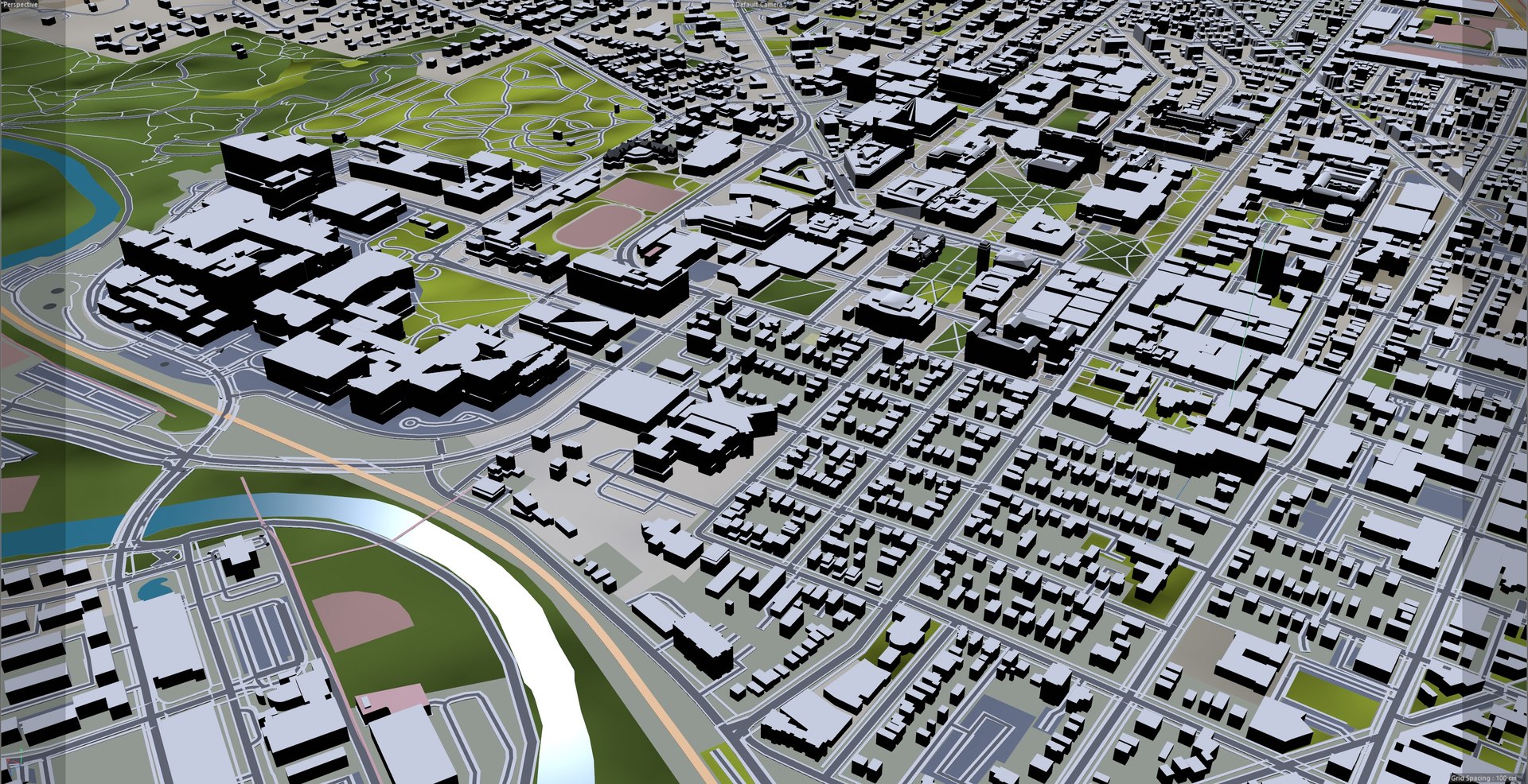 City Area Building Model - TurboSquid 1608558