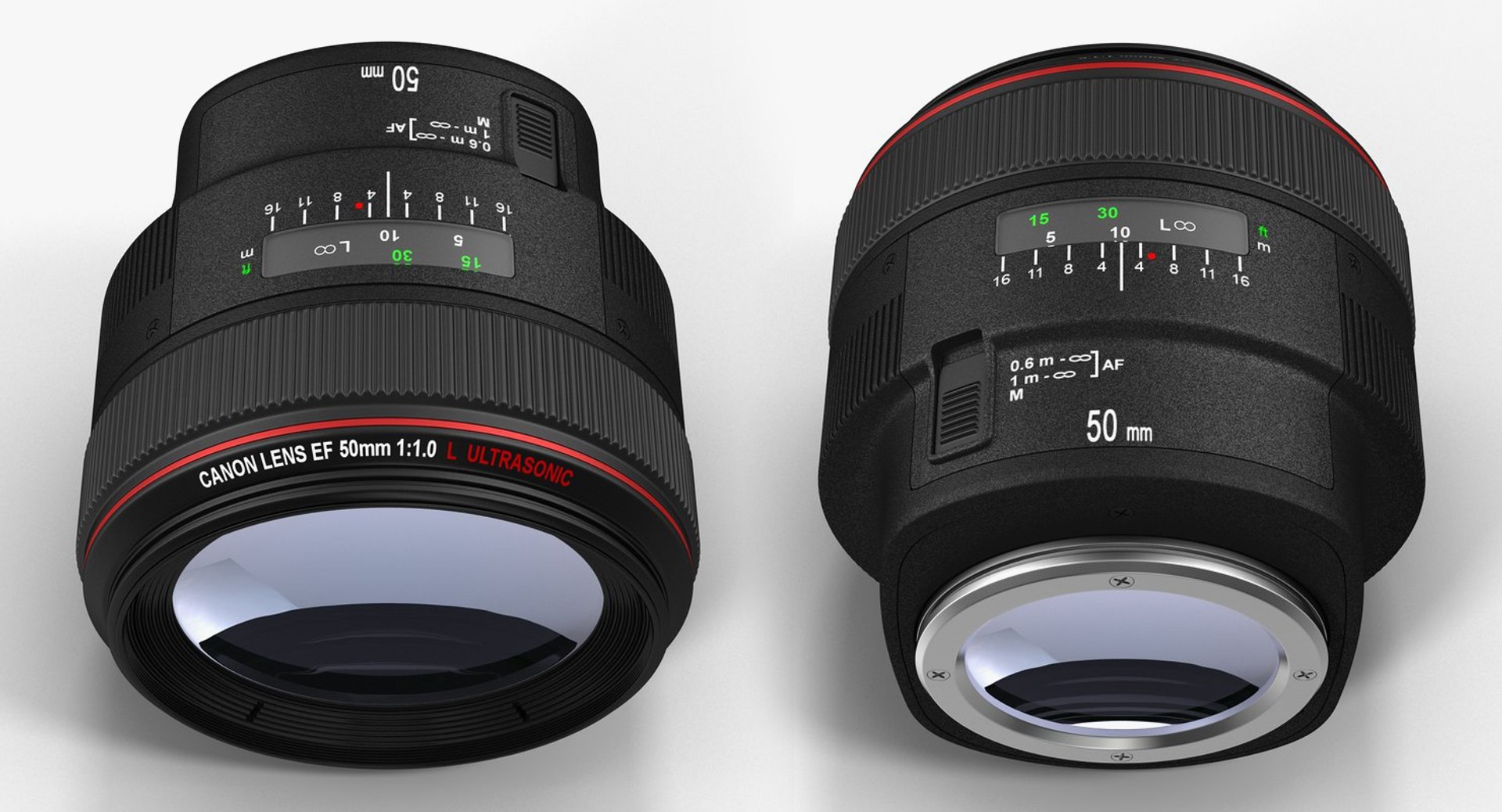 3D camera lenses lens TurboSquid 1300758