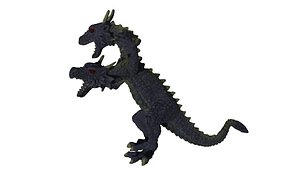 3D Two headed dragon toy