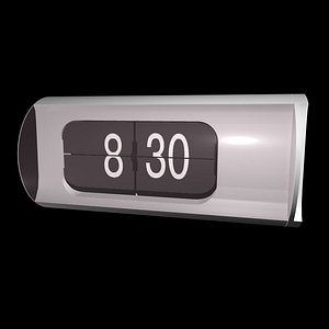 Cifra 3 Clock (1965) by Gino Valle, Massimo Vignelli, and Remigio Solari for Solari
